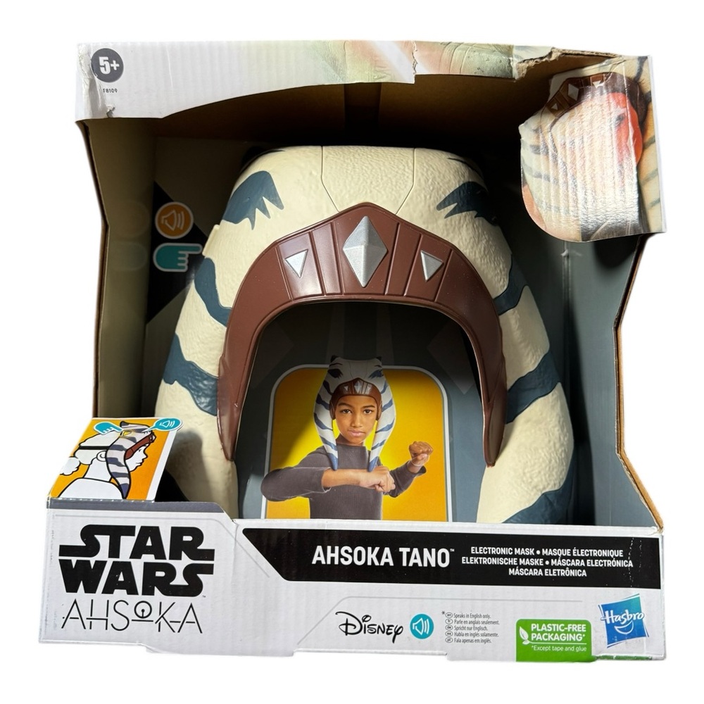 Star Wars Ahsoka‎ Tano Electronic Mask Hasbro Disney Phrases Sound Effects